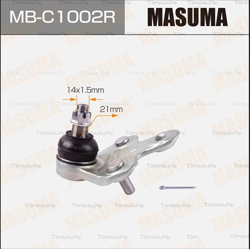 Шаровая опора Masuma передняя передняя правая нижняя для Toyota Venza I 2008-2016. Артикул MB-C1002R