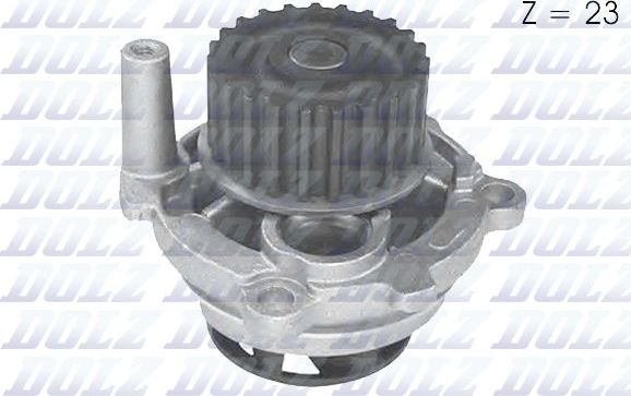 Помпа (водяной насос) Dolz для Audi A4 I (B5) 1994-2001. Артикул A185