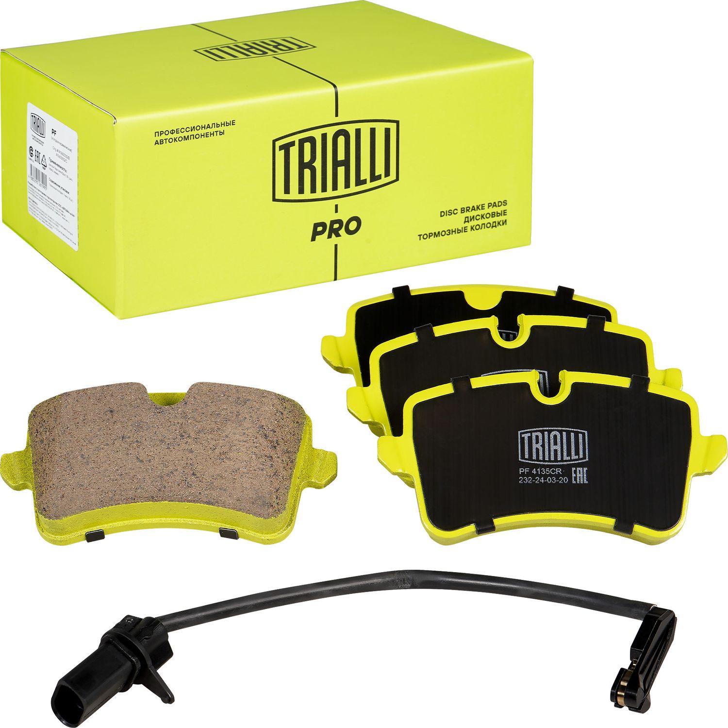 Тормозные колодки Trialli (Керамика). Артикул PF 4135CR