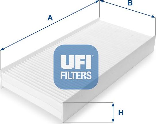 Салонный фильтр UFI. Артикул 53.136.00