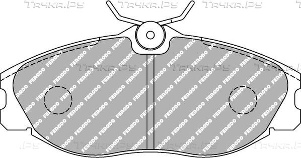 Тормозные колодки FERODO RACING DS2500. Артикул FCP1063H