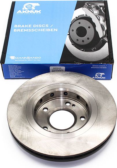 Диск тормозной передний вентилируемый AKNUK MITSUBISHI OUTLANDER. Артикул BD5882