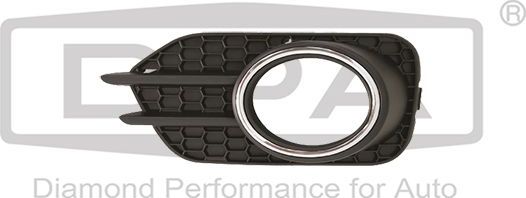 рамка противотуманной фары правая с хромом DPA. Артикул 88531822702