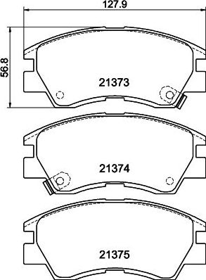 Тормозные колодки Nisshinbo Strong Ceramic. Артикул NP3000SC