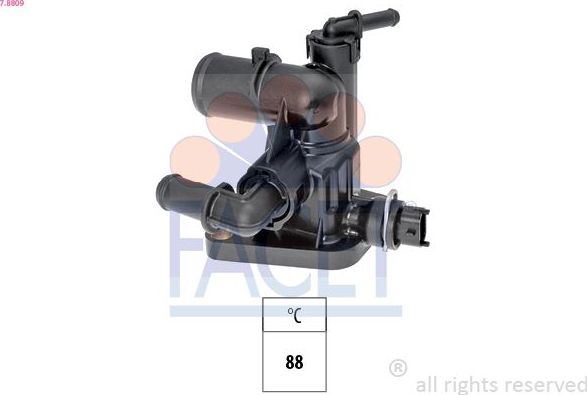Термостат Facet Made in Italy - OE Equivalent. Артикул 7.8809