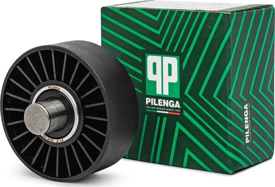 Ролик натяжной Renault Logan, Lada Largus 1.4/1.6 8V (с ГУР без конд.) (Pilenga). Артикул PTP5014