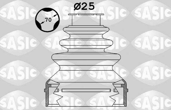 Пыльник ШРУСа внутренний Sasic. Артикул 1900023