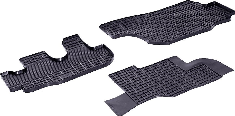 Коврики резиновые Seintex с узором сетка для салона Hyundai HD 65, 72, 78 2006-2026. Артикул 84872
