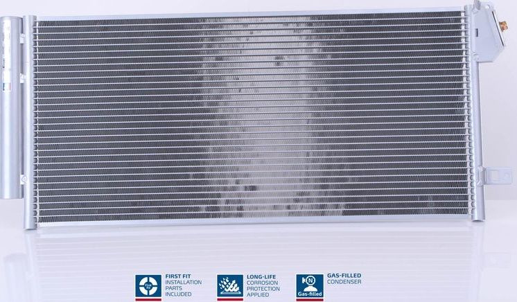 Радиатор кондиционера (конденсатор) Nissens (алюминий). Артикул 940169