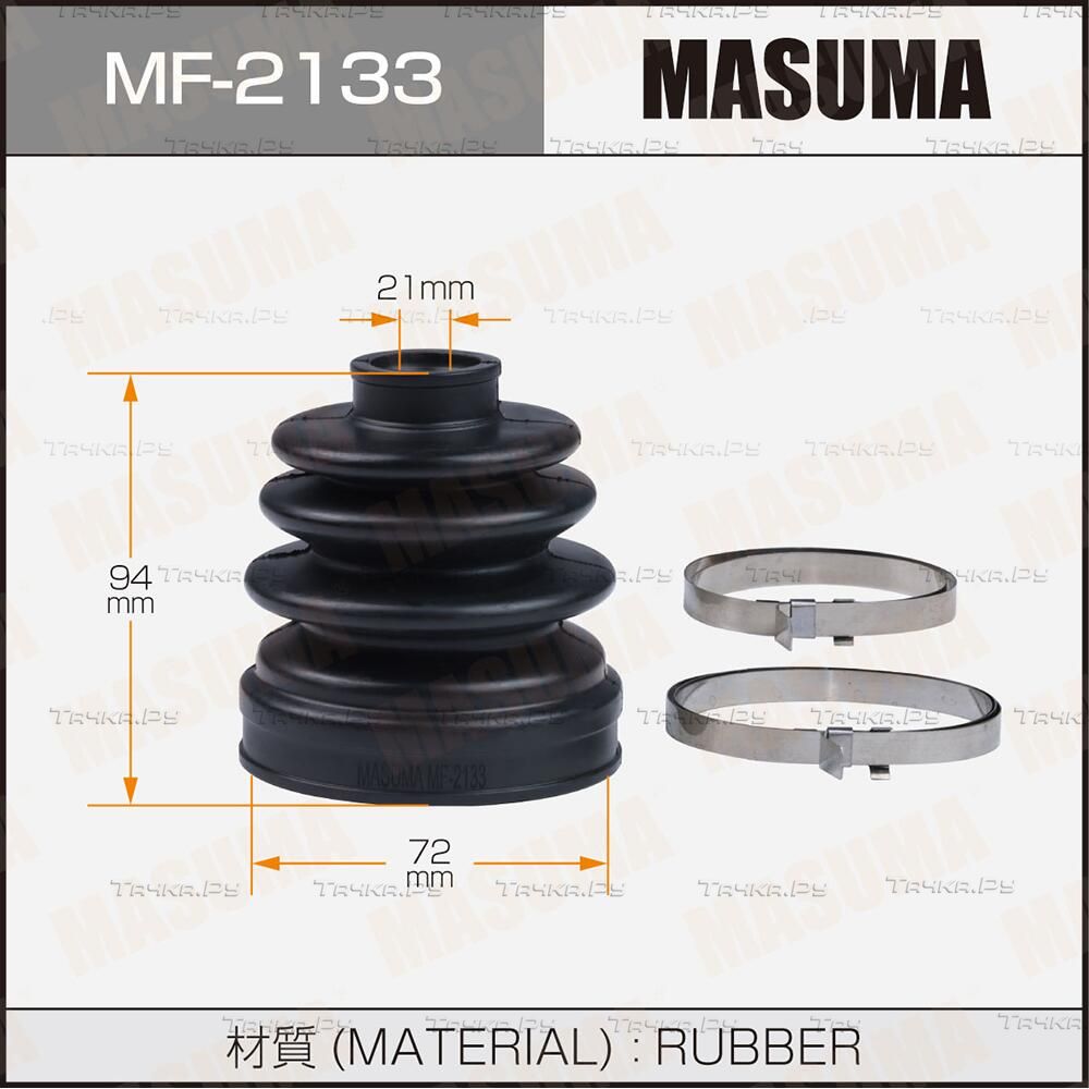 Пыльник ШРУСа внутренний Masuma передний/задний для Subaru Impreza II 2000-2007. Артикул MF-2133