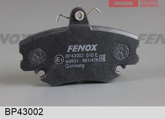 Тормозные колодки Fenox передние для Renault Logan II 2007-2026. Артикул BP43002