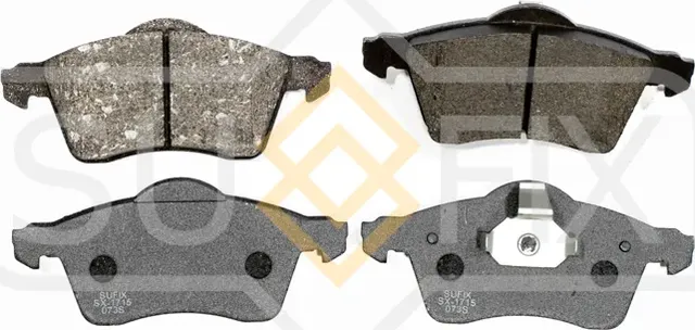 Колодки тормозные передние (Sufix). Артикул SX1715