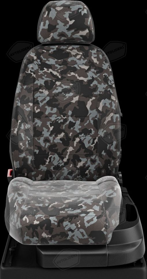 Чехлы Автолидер на сидения для УАЗ Хантер 2011-2026, цвет НАТО. Артикул GZ30-0110-BREZ01