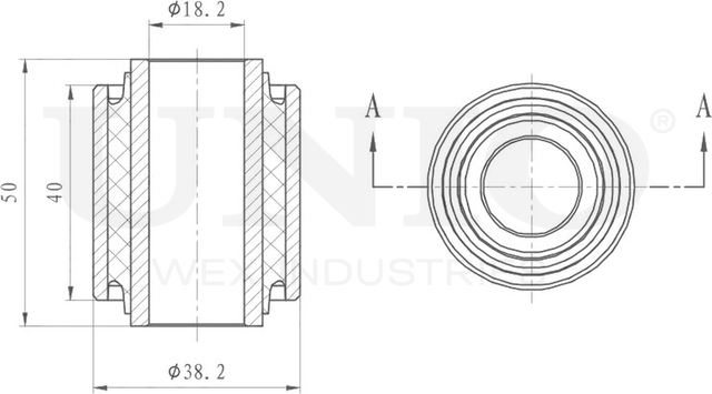 Сайлентблок рычага подвески (Unio). Артикул RMP-20351