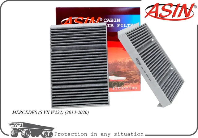 Фильтр салонный (угольный) (2 шт.) (Asin). Артикул ASINFC2931C