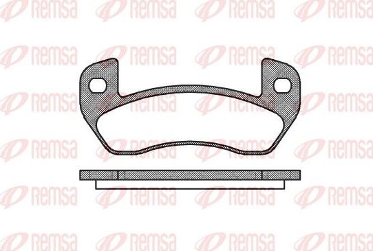 Тормозные колодки Remsa. Артикул 1152.00