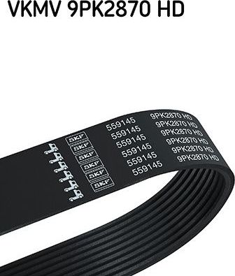 Приводной ремень поликлиновой SKF. Артикул VKMV 9PK2870 HD