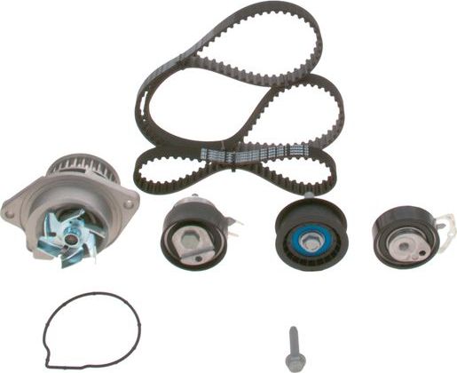 Помпа (водяной насос) с комплектом ремня ГРМ Bosch. Артикул 1 987 946 907