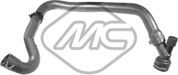 Патрубок радиатора (системы охлаждения) Metalcaucho. Артикул 09336