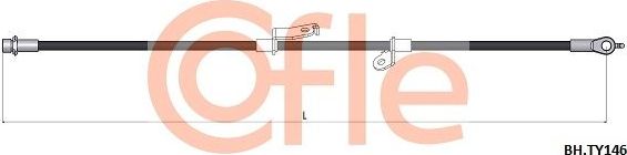 Тормозной шланг Cofle. Артикул 92.BH.TY146