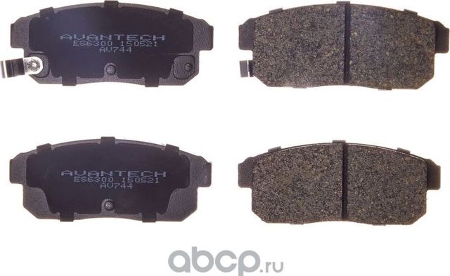 Колодки тормозные (Avantech). Артикул AV744