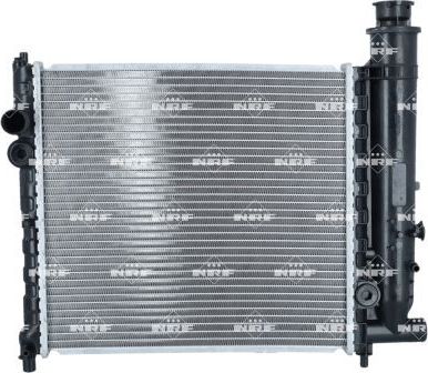 Радиатор охлаждения двигателя NRF (алюминий) для Peugeot 309 I 1985-1993. Артикул 58714
