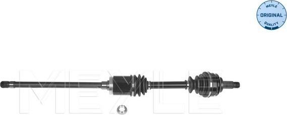 Полуось (привод в сборе, приводной вал) Meyle Original передняя правая для BMW X5 I (E53) 2000-2006. Артикул 314 498 0011