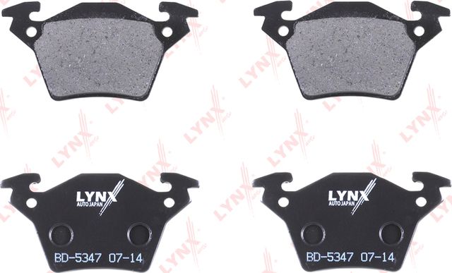 Тормозные колодки LYNXauto задние для Mercedes-Benz V-Класс I (W638) 1996-2003. Артикул BD-5347