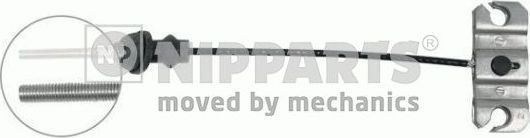 Трос ручника (тросик ручного тормоза) Nipparts передний для Mazda MX-6 1992-1997. Артикул J10691