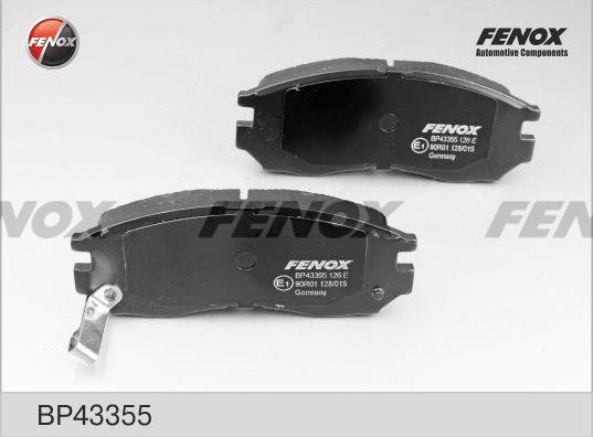 Тормозные колодки Fenox. Артикул BP43355