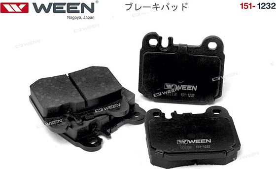 Тормозные колодки WEEN. Артикул 151-1232