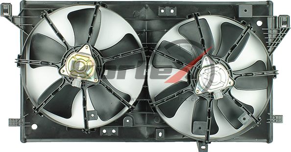 Вентилятор радиатора Mazda 3 BL 09- 1.6i (2 вент) (Kortex). Артикул KFD171