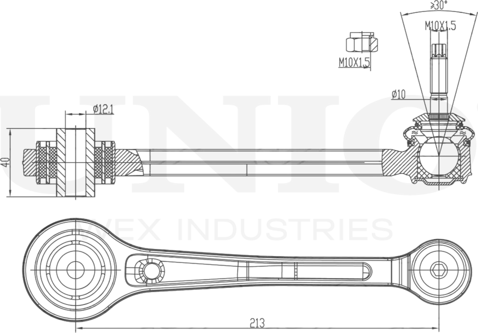 Рычаг подвески (Unio). Артикул SSP-40070