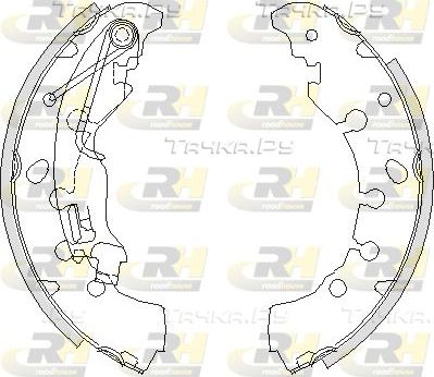 Тормозные колодки RoadHouse задние для Lancia Ypsilon III (Type 846) 2011-2026. Артикул 4161.00