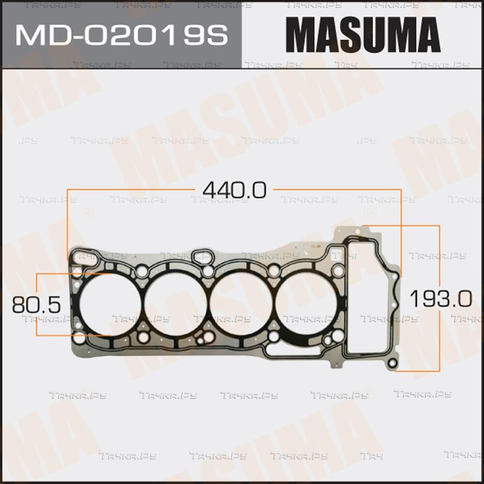 Прокладка ГБЦ (Masuma). Артикул MD-02019