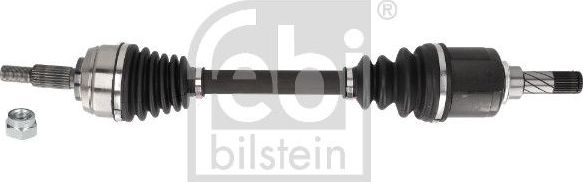 Полуось (привод в сборе, приводной вал) Febi Bilstein передняя левая для Renault Duster II 2021-2026. Артикул 197548