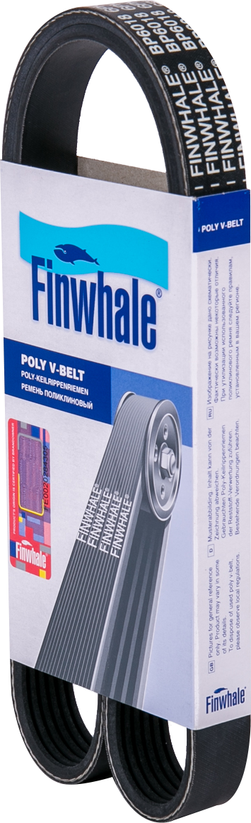 Приводной ремень поликлиновой Finwhale. Артикул BP6018