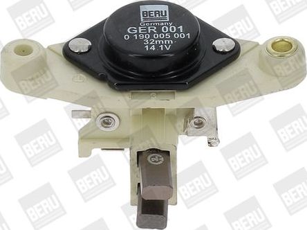 Реле-регулятор напряжения генератора Beru. Артикул GER001