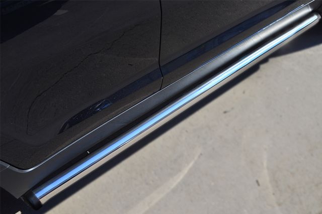 Защита порогов RusStal труба d63 (вариант 2) для Kia Sportage III 2014-2026. Артикул KSGT-001671