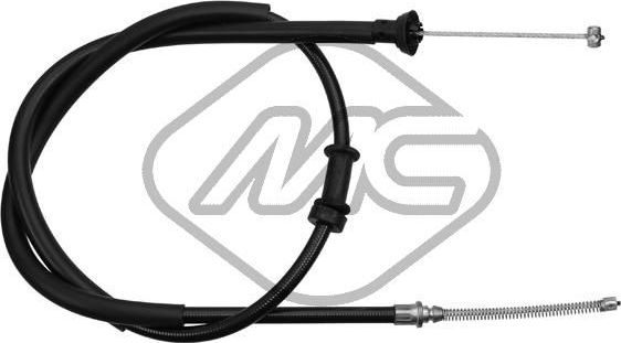 Трос ручника (тросик ручного тормоза) Metalcaucho правый для Fiat Panda II 2007-2013. Артикул 81379