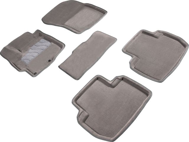 Коврики текстильные 3D Seintex для салона Mitsubishi Outlander III 2012-2026 Серые. Артикул 85859
