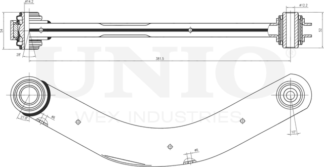 Рычаг подвески (Unio). Артикул SSP-40069