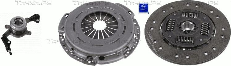 Сцепление (комплект) SACHS XTend Kit plus CSC для Mercedes-Benz Sprinter 904 1995-2006. Артикул 3000 990 437