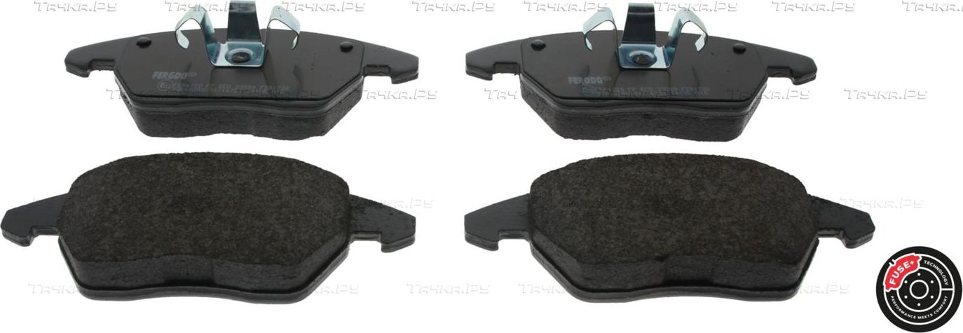 Тормозные колодки Ferodo Premier Eco Friction передние для Peugeot 207 I 2007-2012. Артикул FDB1728