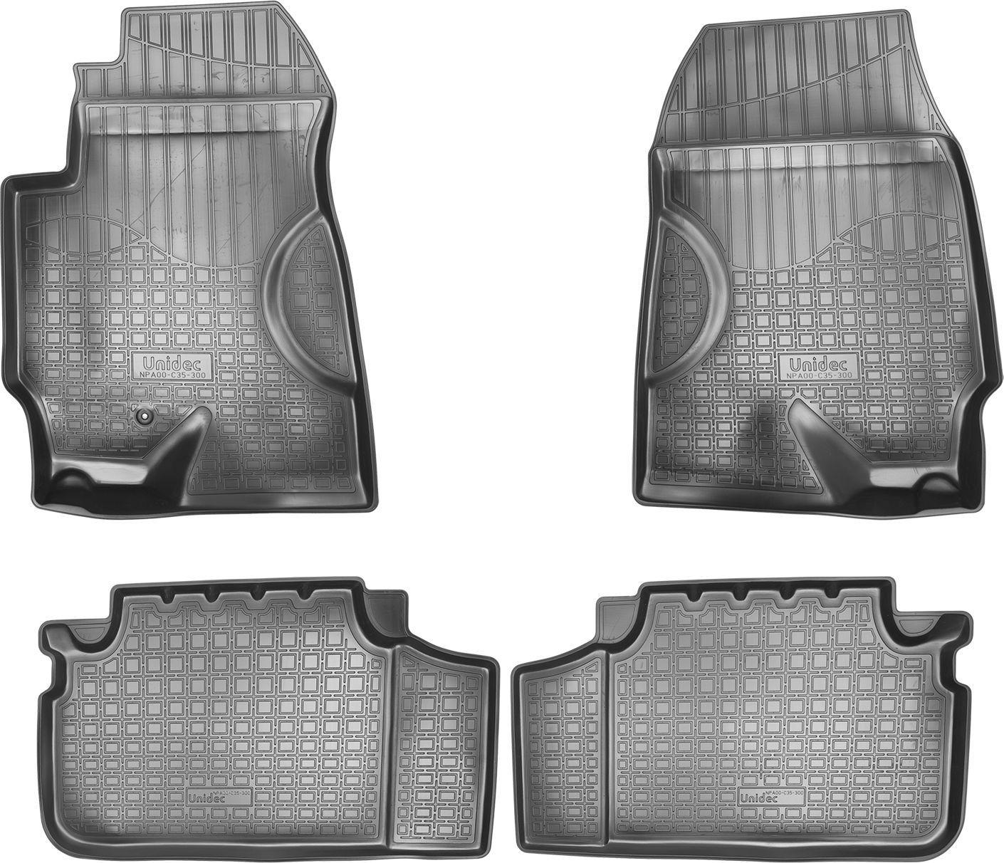 Коврики Норпласт для салона Haima 7 (с перемычкой) 2011-2026. Артикул NPA00-C35-300