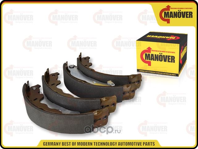 Колодки тормозные барабанные задние (Manover). Артикул MR2014793