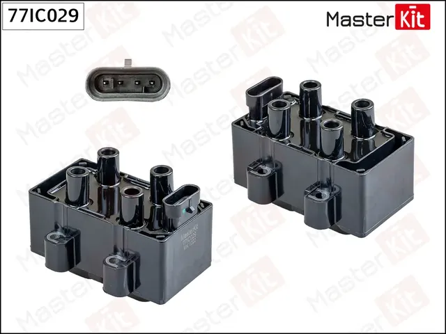 77IC029 Катушка зажигания\ RENAULT LOGAN 1.4/1.6 (Master KIT) Master KIT. Артикул 77ic029