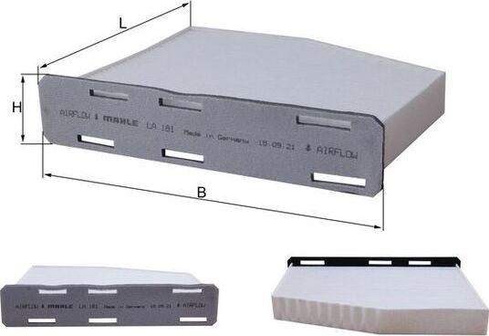 Салонный фильтр Mahle-Knecht. Артикул LA 181