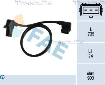 Датчик положения коленвала FAE. Артикул 79039