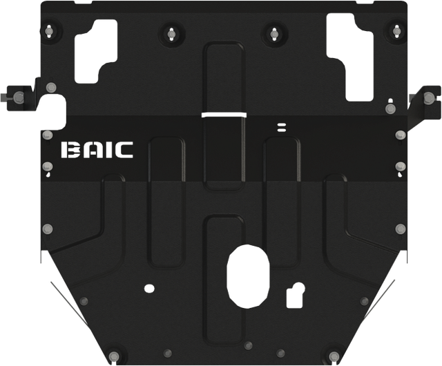 Защита Шериф (1,5 мм) для картера и КПП BAIC X35 2023-2026. Артикул 61.5450 CP
